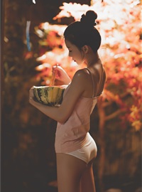 Single horsetail white tender girl crisp breast fengyun figure sexy hot photo(31)